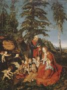 CRANACH, Lucas the Elder Rest on the Flight to Egypt (mk08) oil on canvas